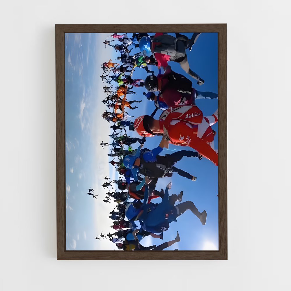Poster Sky Dive Squad – affiche Parachutisme (vue 5)